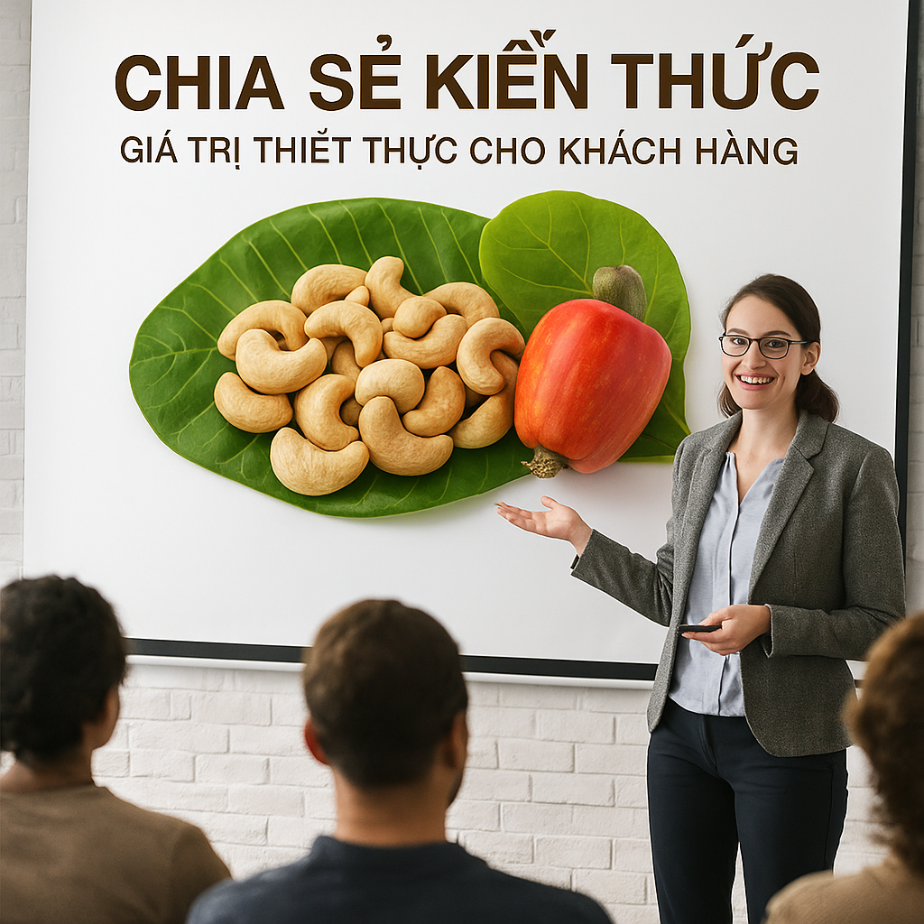 Marketing nội dung giúp thương hiệu hạt điều xây dựng niềm tin, chia sẻ giá trị và tiếp cận khách hàng hiệu quả hơn trong thời đại số.